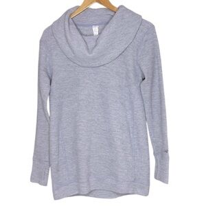 New Balance Cowl Neck Sweater Lightweight Knit